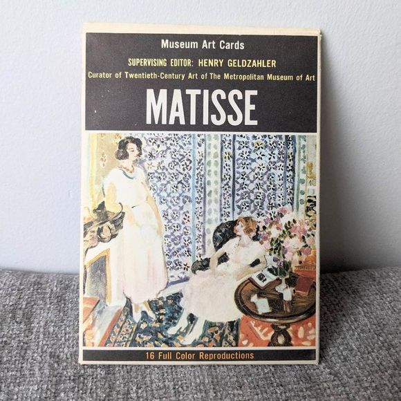 Metropolitan Museum of Art Art Vintage 973 Matisse 16 Museum Art